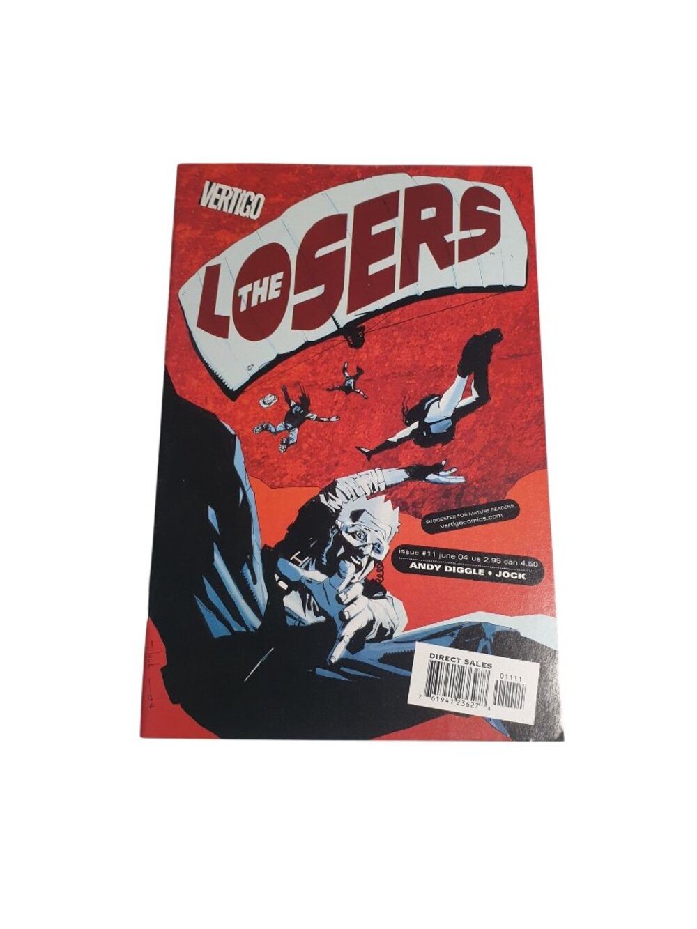 Vertigo Losers 11 DC Comic June 2004 Bagged Boarded Andy Diggle Jock Mature Read